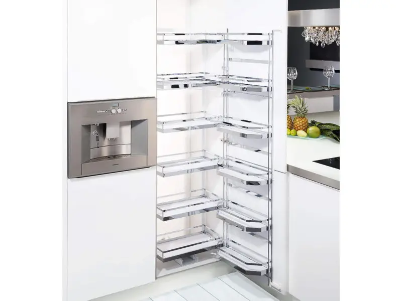 Kesseböhmer TANDEM komplett szett 600/1700mm ARENAplus style Chrome/ Icewhite Legnépszerűbb
