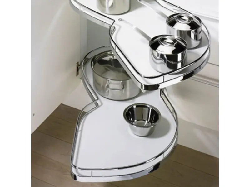 Kesseböhmer LeMans II 450 mm jobbos+tengely ARENAplus classic króm/fehér Csak ma