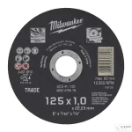 MILWAUKEE Vágókorong fémre 125x1x22,2mm Kedvezményes ár