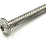 M6x30 D fejű inox BKNY peremes csavar (200db/doboz) Gyors szállítás