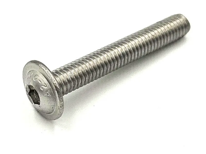 M6x30 D fejű inox BKNY peremes csavar (200db/doboz) Gyors szállítás