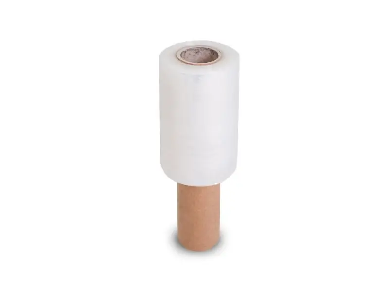 Alacsony ár Stretchfólia kézi 100mm/23my/0,3kg nyéllel "105m"