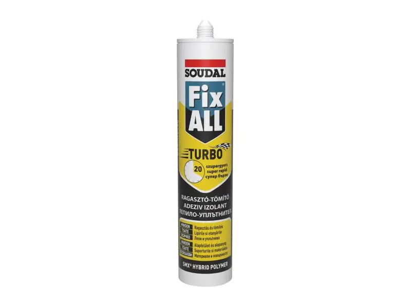 SOUDAL FIX-ALL Turbo fehér 125ml Outlet