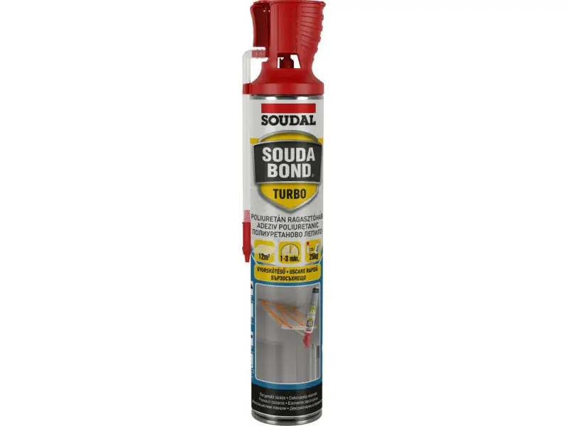 Szuper akció SOUDAL Souda Bond TURBO 750ml Poliuterán rag.
