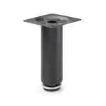 Biztonságos fizetés M. Fémláb 150mm Fekete DN-737