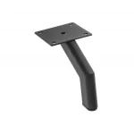Kanapéláb hajlított 120 mm fekete Csak ma