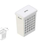 Vásárlói kedvenc REJSSzennyestárolóműanyag33L /500X395X260/