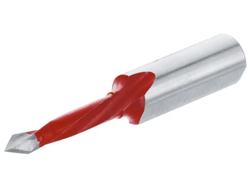 Azonnal elérhető BLUM Dübel fúró, O 5 mm, bal, H=57 mm, ezzel tetőformájú csúcs