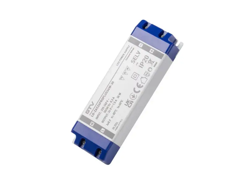LED trafó PRO 220/24V IP20 36W - 147x48x24 mm Prémium
