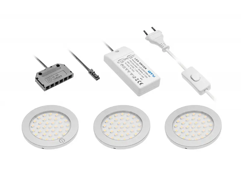 Led lámpa Castello 3-as 15W/12V meleg fehér Outlet