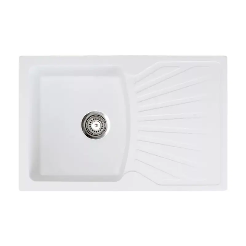 Gyors kiszállítás Quadro Plus XGranit Fehér mosogató 770x500/190mm 137409