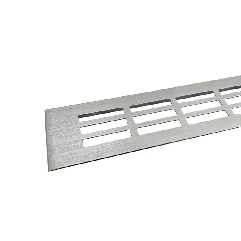 Szellőzőrács 60x600mm Nemesacél imitáció Népszerű