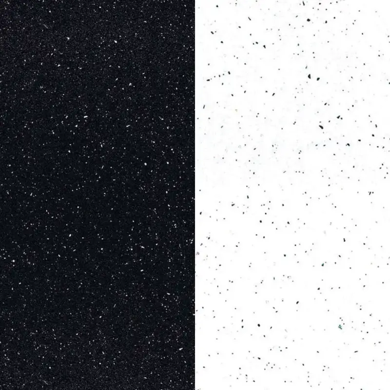 Ajánlat Konyhai hátfal K218 GG Black Andromeda/K217 GG White Andromeda 4100x640x10mm