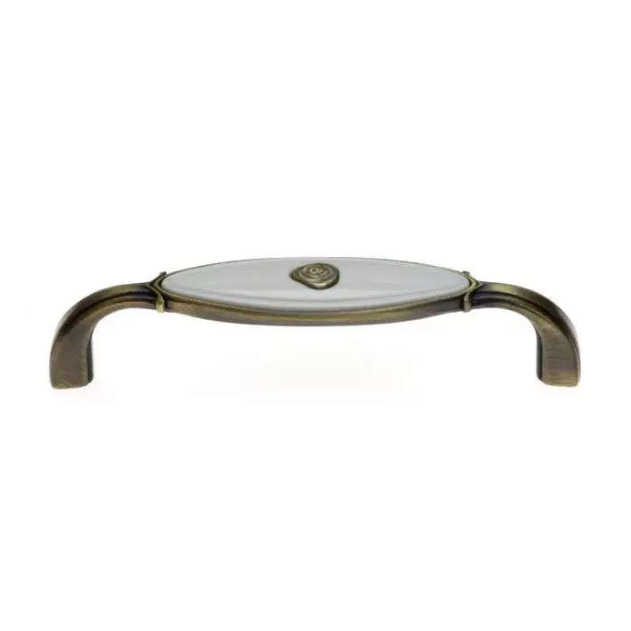 Fogantyú 1898-106 ZN31A78 96mm Antikolt Bronz-Beige Fém-Műanyag Kihagyhatatlan ajánlat