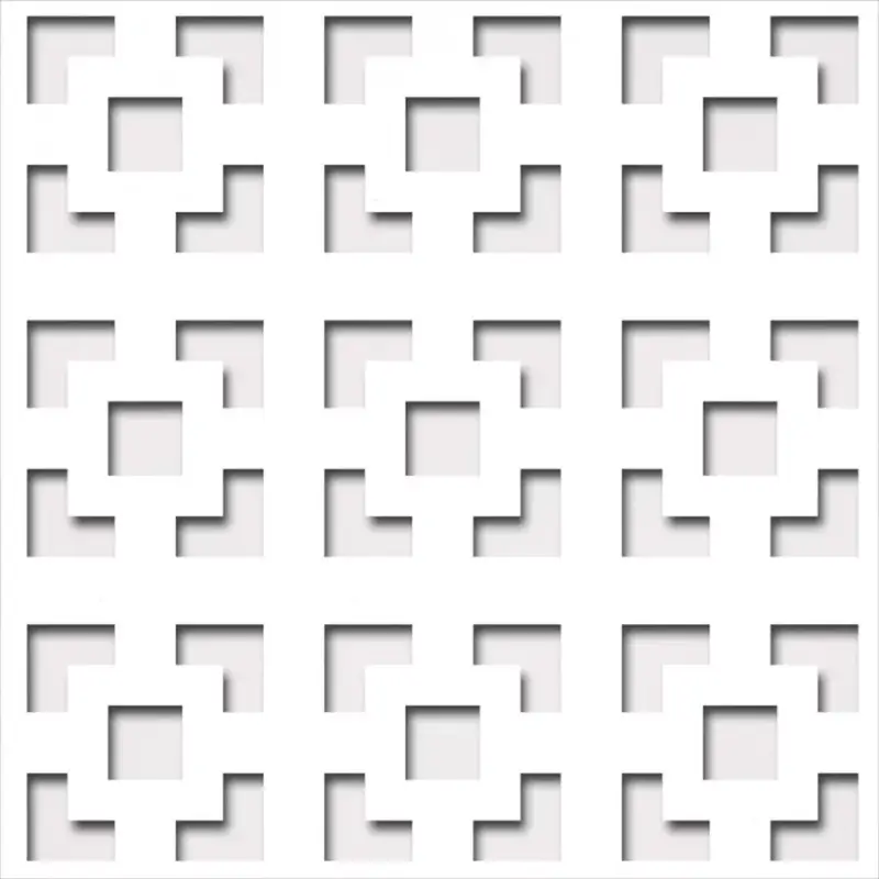 Alacsony ár Laccato-Hdf Damasco perforációval Krono 101 Fehér 1400x510x3mm