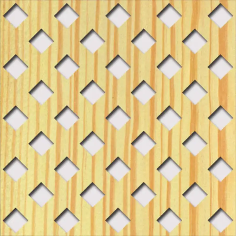 Legno furnérozott Hdf-Franz perforációval Fenyő 1520x610x4mm Árengedmény