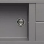 Azonnal elérhető Elleci Unico 410 Gránit mosogató G48 Cemento 860x500/200mm