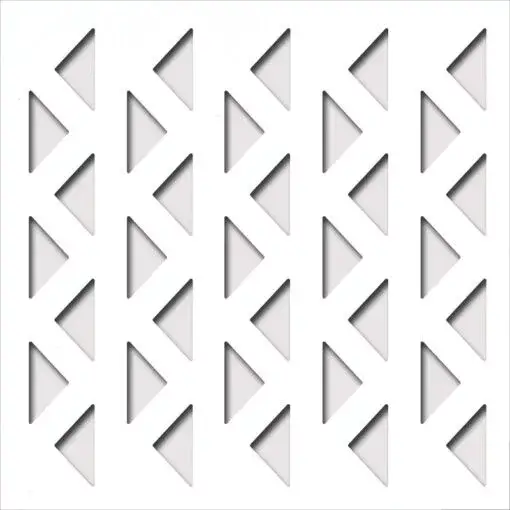 Alacsony ár Laccato-Hdf Africa perforációval Krono 101 Fehér 1400x510x3mm