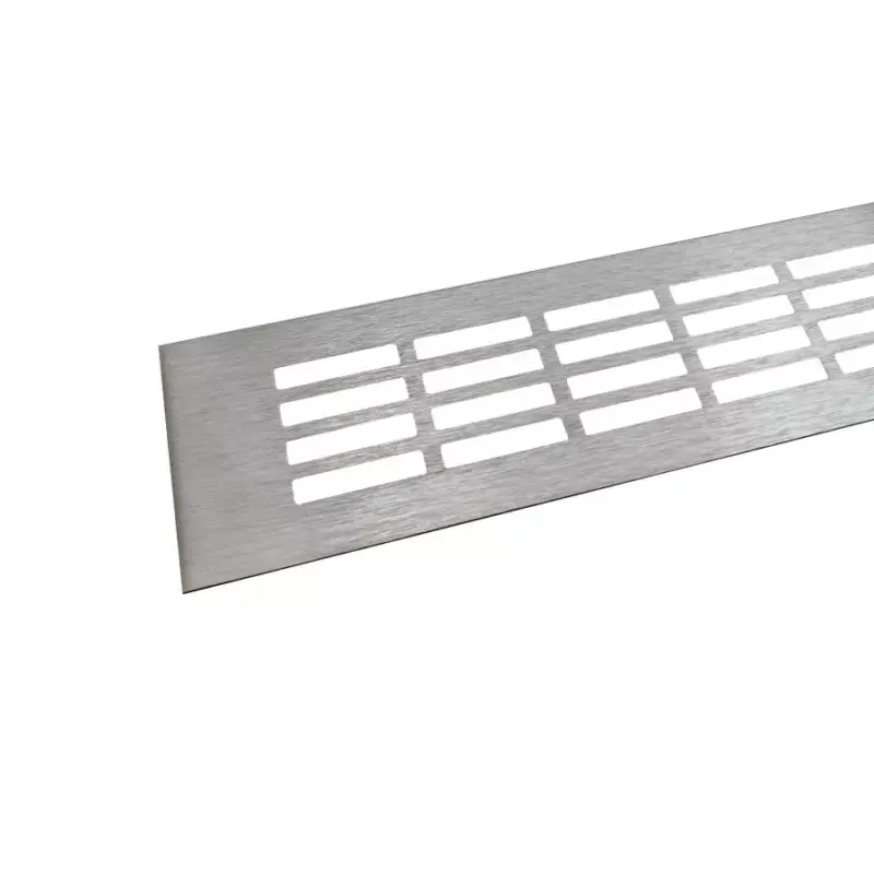Ajánlat Szellőzőrács 80x800mm Nemesacél imitáció