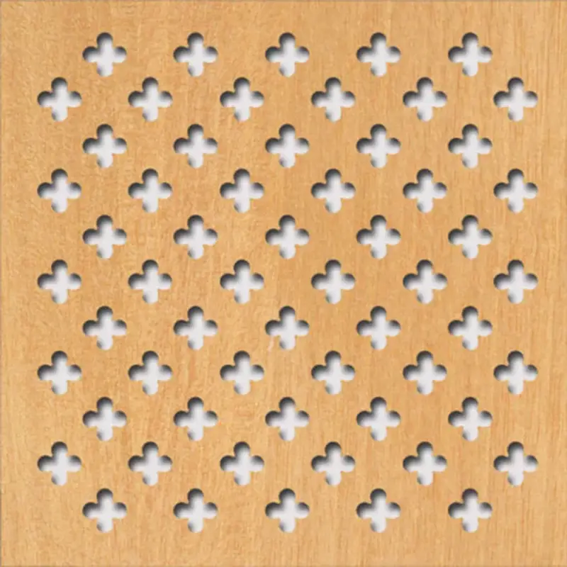 Legno furnérozott Hdf-Fiore perforációval Anegré 1520x610x4mm Kedvezményes ár