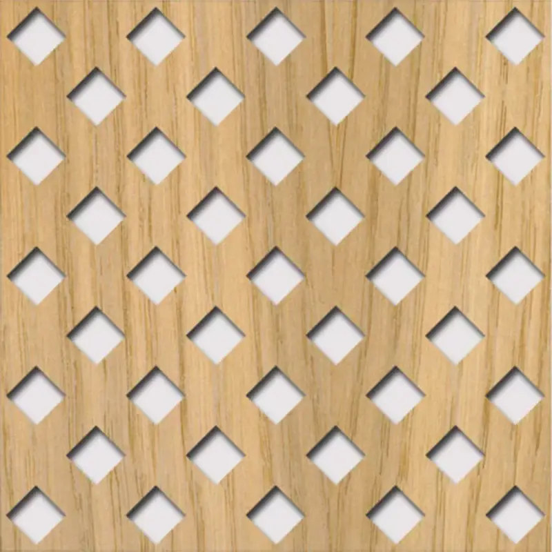 Legno furnérozott Hdf-Franz perforációval Tölgy 1520x610x4mm Kedvezményes ár