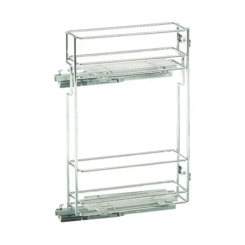 Fémrács VIBO oldalra szerelhető felső szekrénybe 107x293x510mm Jobbos Outlet