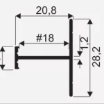 Legkelendőbb Sevroll - H-Profil H08/18 Pezsgő Slimline 3fm