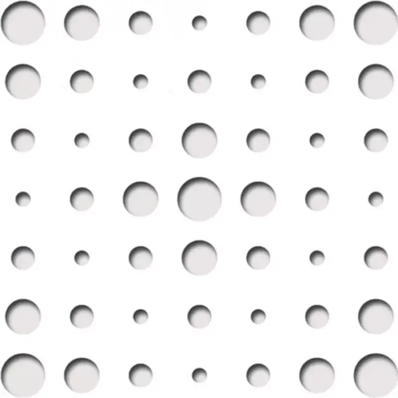 Szezonális akció Laccato-Hdf VEGA perforációval Krono 101 Fehér 1400x510x3mm
