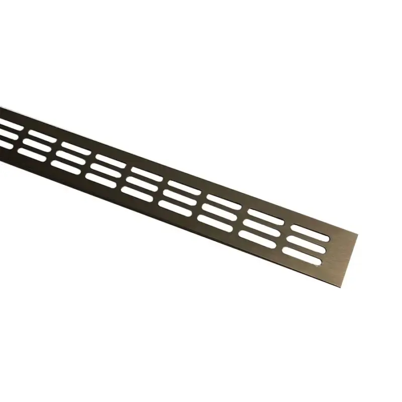 Szellőzőrács négyszög alakú 60x1000mm Antik bronz Vásárlói kedvenc