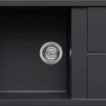 Elleci Unico 125 gránit mosogató G40 Nero 650x500/200mm Utolsó esély