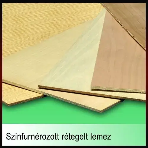 Rétegelt lemez Tölgy/meranti mag színfúrnéros 2440x1220x3,6mm Ne maradj le