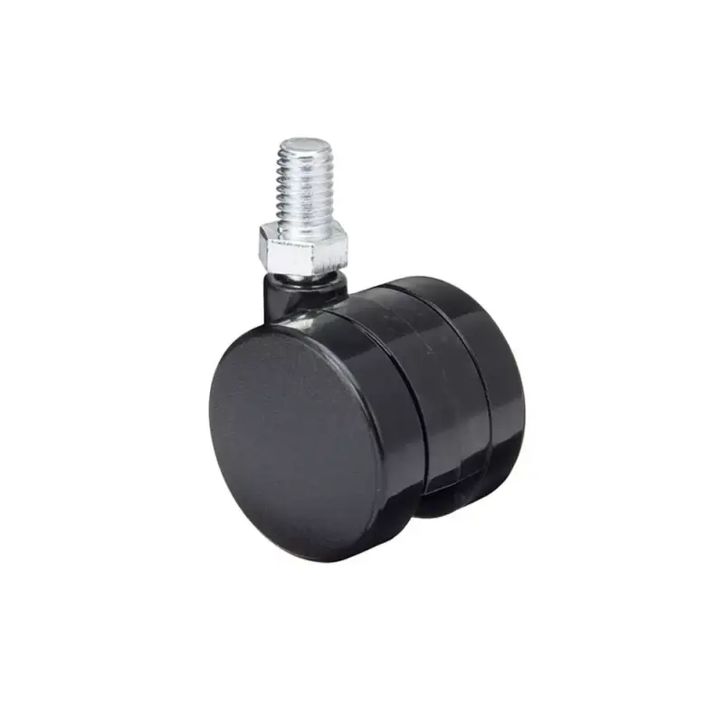 Prémium Bútorgörgő 40mm M10x15mm Menetes fekete StrongCastors
