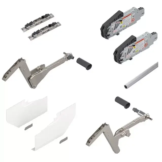 Aventos HS 20S2D00.05 erőhordozó + 20S3500 emelőkar + 20S8020 Fehér takarósapka + 20S4201 előlaprögzítő + 20Q1061UN rúd Korlátozott ajánlat