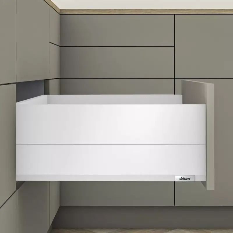 Biztonságos vásárlás MerivoBox 36" E magasságú BOXCAP fém oldallal 350mm-es Selyemfehér 40kg