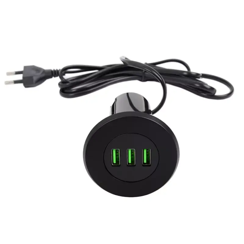 Legjobb ár Konnektor-rejtett elosztó StrongPower USB töltő 3xUSB-A Fekete