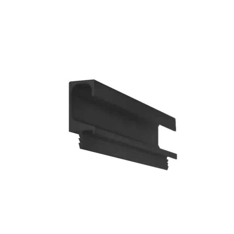 Fogantyú profil L015 Fekete 50x20x3000mm (UKW-7) Prémium
