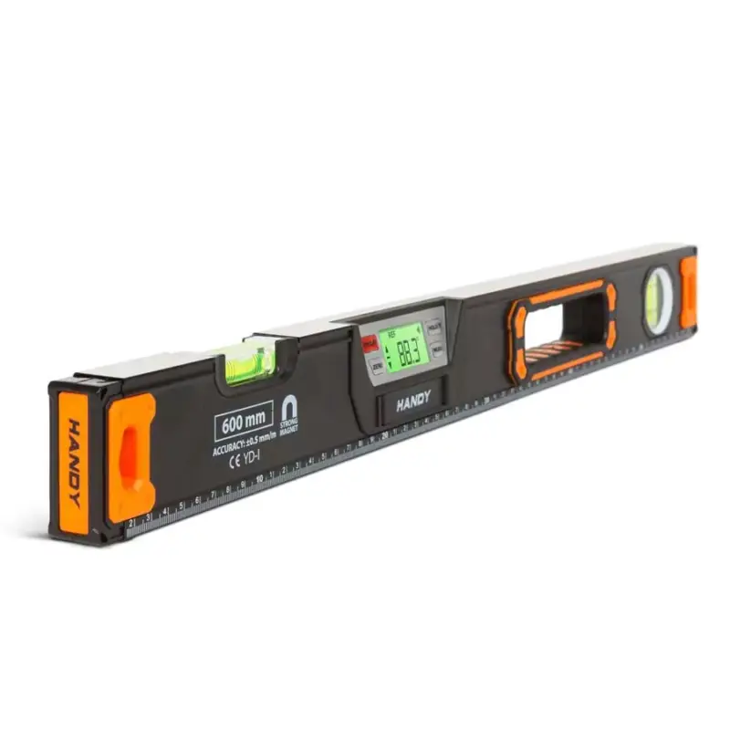 Vízmérték Digitális LCD-vel hangvisszajelzéssel 600mm Handy Azonnali szállítás