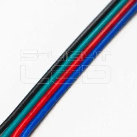 Szezonális akció Vezeték RGB 4-eres színes 4x0,35mm2