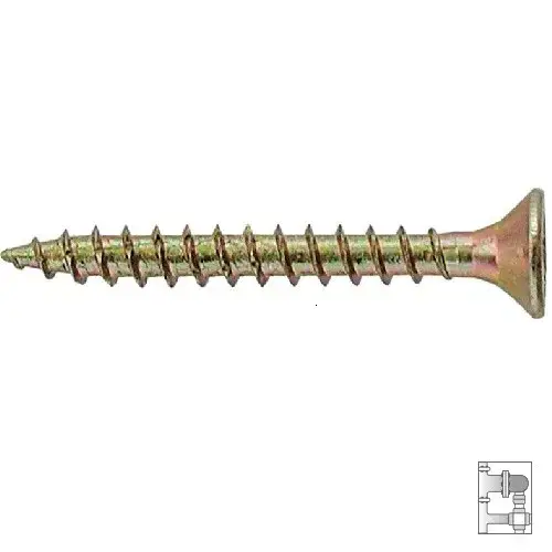Forgácslapcsavar R2 4.0 x 45 acél,sárgított Olcsó