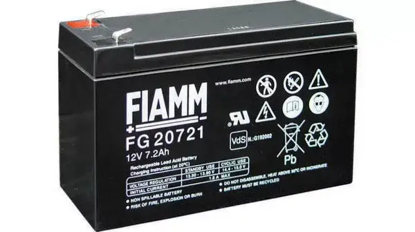 Szezonális akció Fiamm FG20721 12V 7,2 Ah akkumulátor