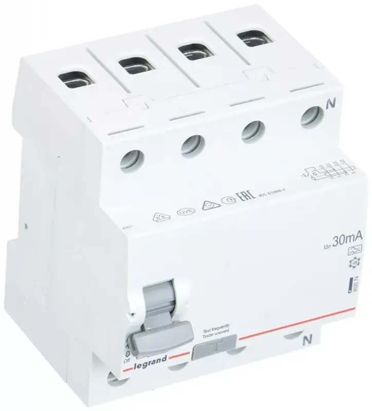 Prémium Legrand 402074 RX3 áram-védőkapcsoló 4P 25A A 30MA