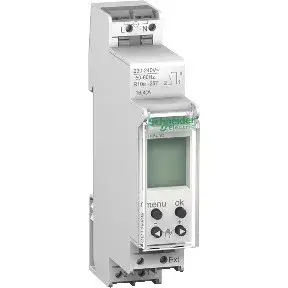 Biztonságos vásárlás Schneider digitális időkapcsoló, háttérvilágítással ACTI9 IHP+1c 18mm, CCT15838 Sorolható