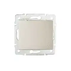 Kanlux 24791 DOMO 01-1230-103 krém Schuko földelt dugalj IP-44 ajtós, tűzbiztos műanyag Expressz kézbesítés