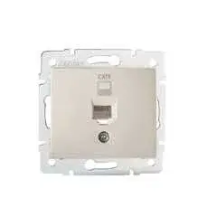 Kihagyhatatlan ajánlat Kanlux 24813 DOMO 01-1400-003 krém adatcsatlakozó aljzat (RJ45 Cat 6 Jack)