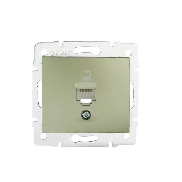 Kanlux 25048 DOMO 01-1390-050 pezsgő adatcsatlakozó aljzat (RJ45 Cat 5e Jack) Népszerű