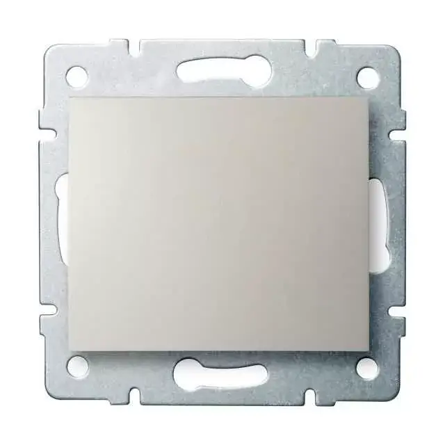 Kanlux 25215 LOGI 02-1290-043 ezüst antenna csatlakozó TV aljzat, átmenő Újdonság