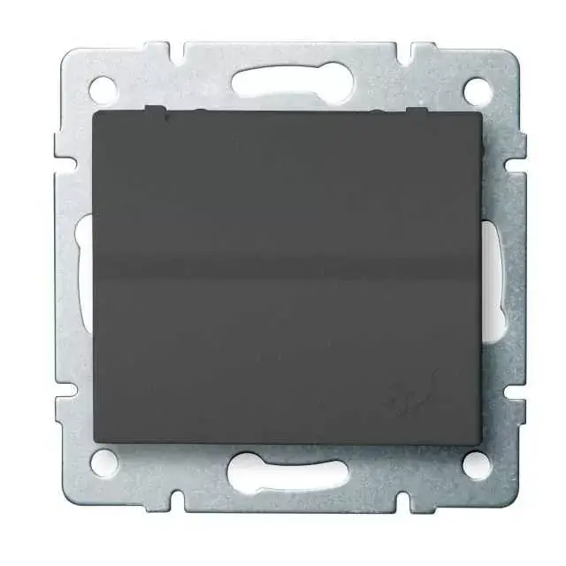 Kanlux 25264 LOGI 02-1230-141 grafit Schuko földelt dugalj IP-44 ajtós, tűzbiztos műanyag Szezonális akció