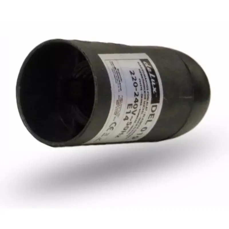 Ne maradj le F 14-301 M foglalat E14 fekete DELUX (DEL019)