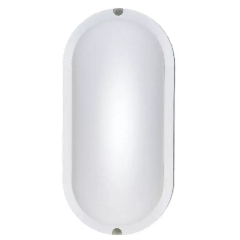 Hajólámpa LED 15W 1200lm 4000K ovális, opál búra műanyag alj fehér IP54 DEL1543 Árengedmény