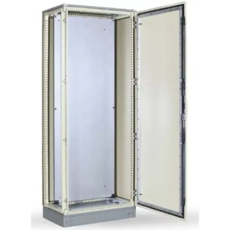 Csak ma SKY814 Álló szekrény szerlappal 2000x600x400 IP55&IK10 CB-2006040 Tartalma:1,ajtó;2,hátsó panel;3,oldalsó panel;4,szerlap;5,alj,tető,lábazat,alkatrész